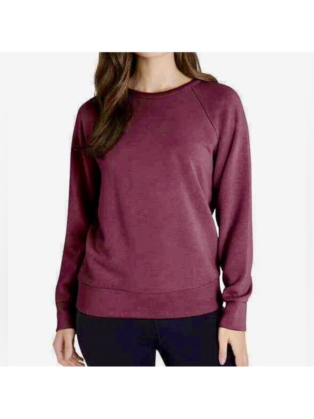 Eddie Bauer Womens Purple Sweatshirt Size M